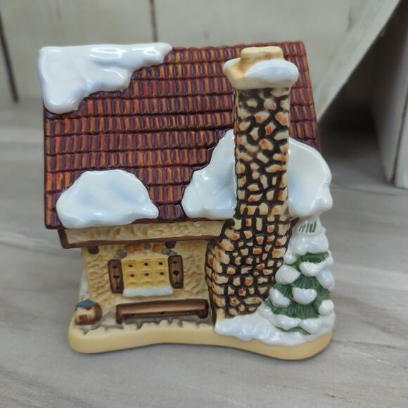 MJ HUMMEL GOEBEL Christmas Hawthorne VILLAGE Bakery W/ Light & COA - Picture 4 of 8